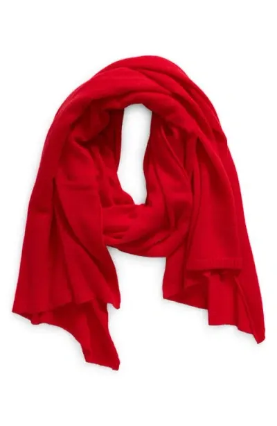 Nordstrom Cashmere Scarf In Red Toreador