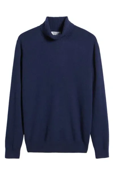 Nordstrom Cashmere Turtleneck Sweater In Navy Midnight