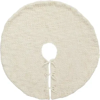 Nordstrom Chunky Handwoven Tree Skirt In White