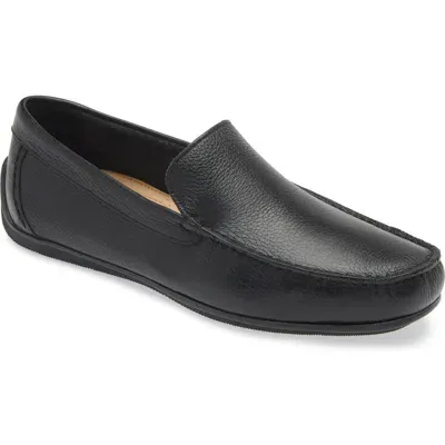 Nordstrom Freddie Moc Toe Driving Loafer In Black