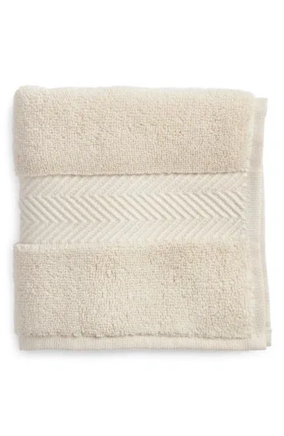 Nordstrom Hydrocotton Washcloth In Beige Oatmeal