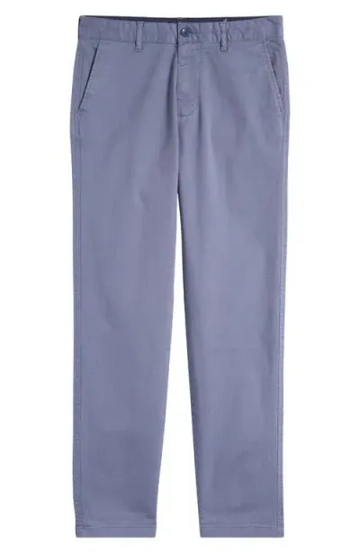 Nordstrom Kids' Slim Stretch Flat Front Chinos In Grey Folkstone