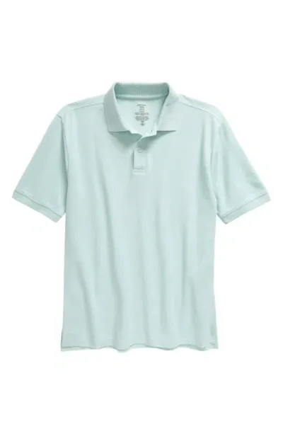 Nordstrom Kids' Solid Piqué Polo In Green Harbor