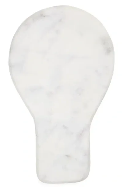 Nordstrom Marble Spoon Rest In White Cloud Marble