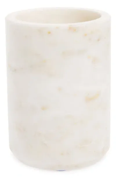 Nordstrom Marble Utensil Holder In White Cloud Marble