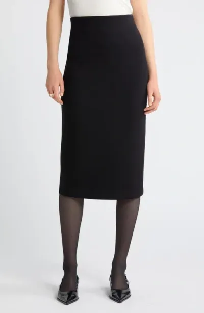 Nordstrom Midi Pencil Skirt In Black