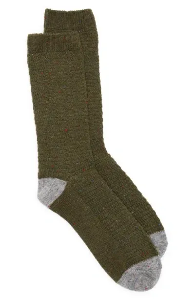 Nordstrom Neppy Boot Socks In Olive Heather