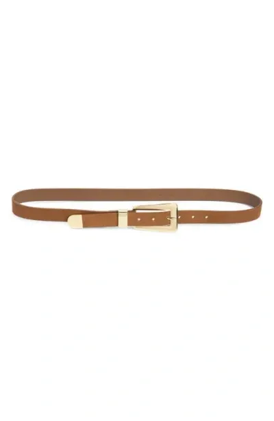 Nordstrom Reese Leather Belt In Brown