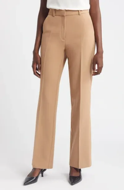 Nordstrom Straight Leg Pants In Camel