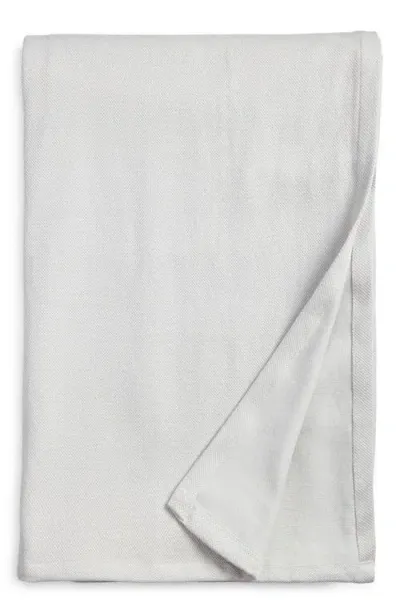 Nordstrom Textured Organic Cotton Blanket In Grey Vapor