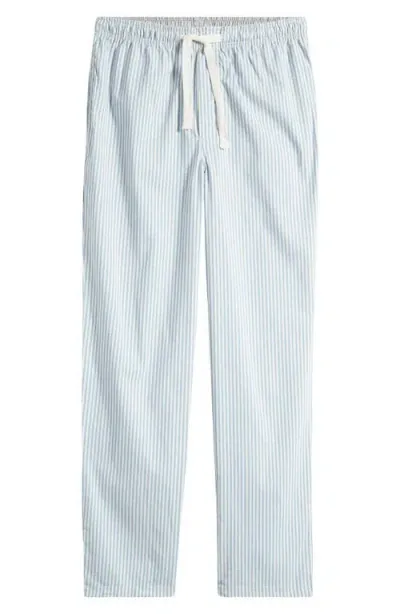 Nordstrom Woven Pajama Pants In Blue Lake Simple Stripe