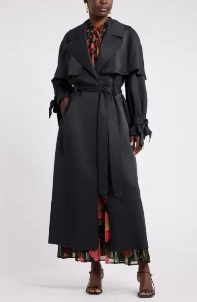 Nordstrom X Harlem's Fashion Row Harbison Trench Coat In Black