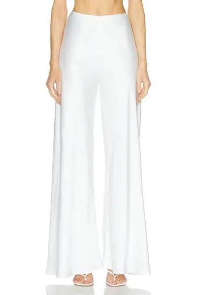 Norma Kamali Bias Elephant Pant In Snow White