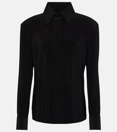 Norma Kamali Padded Shirt In Black