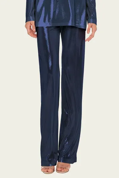 Norma Kamali Sweatpant In True Navy In Blue