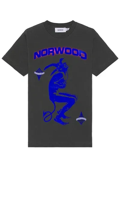 Norwood Glowing Joker Tee In Charcoal