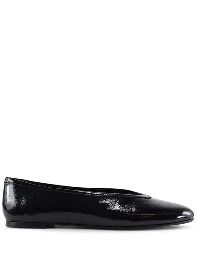 Notabene Patent-finish Ballerinas In Black