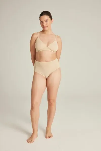 Nudea The Stretch High Waisted Brief In Bare01