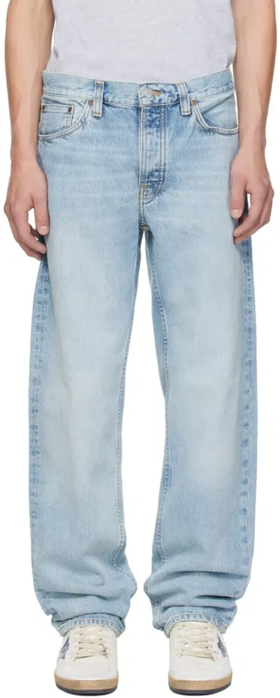 Nudie Jeans Blue Rad Rufus Jeans In Slow Days