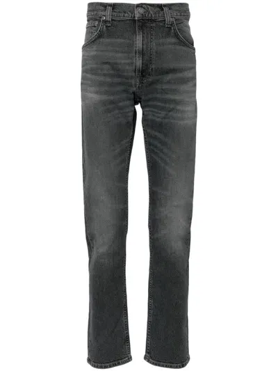 Nudie Jeans Lean Dean Jeans In Grey