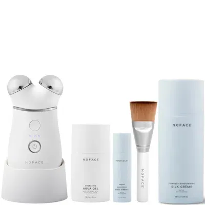 Nuface Tine And Glow Trinity+ Set In White