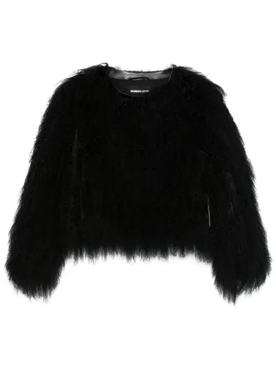 Numerootto Lavinia Shearling Jacket In Black