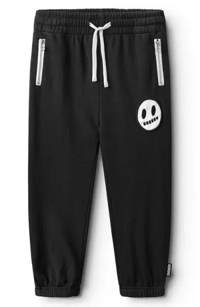 Nununu Kids' Smile Sweatpants In Black