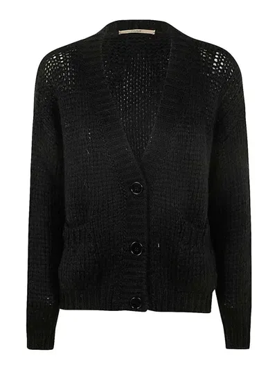 Nuur Long Sleeves Over Cardigan In Black