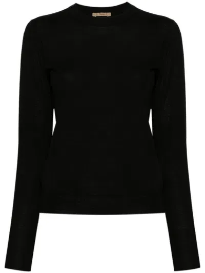 Nuur Merino-wool Sweater In Black