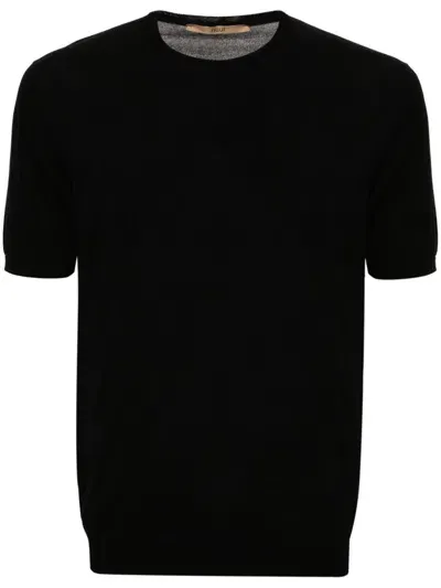 Nuur Comfy Short Sleeve Pullover In Black