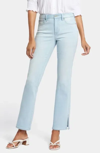 Nydj Barbara Side Slit Bootcut Jeans In Oceanfront