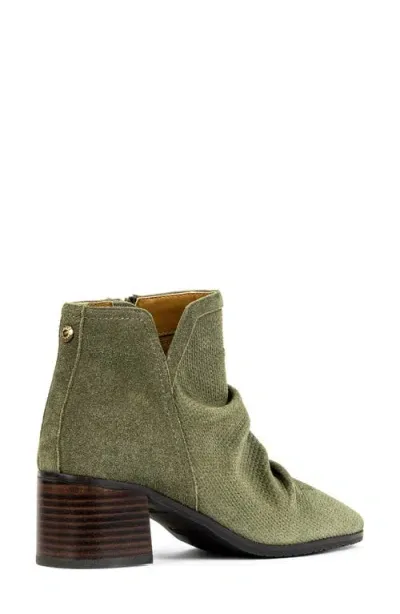 Nydj Dernn Ruched Bootie In Avocado