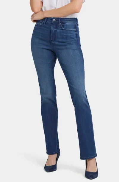 Nydj High Waist Slim Bootcut Jeans In Moonlight