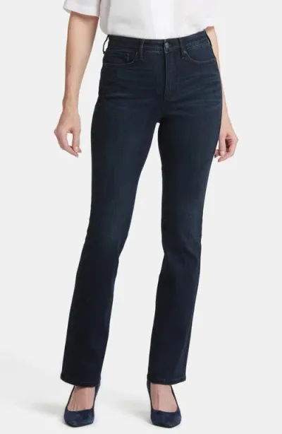 Nydj High Waist Slim Bootcut Jeans In Obsidian Blue