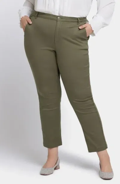 Nydj Sadie Slim Pants In Avocado