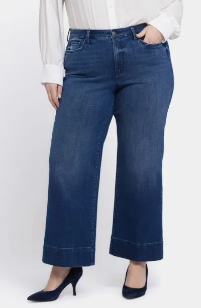 Nydj Teresa Ankle Wide Leg Jeans In Moonlight