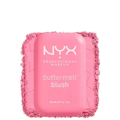 Nyx Professional Makeup Buttermelt Powder Blush Up To 12h Wear, Fade And Transfer Resistant (various Shades) - Butta Togethe In Butta Together