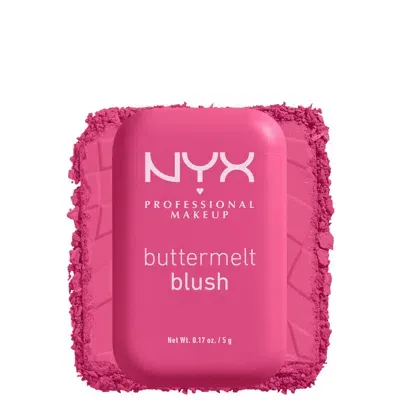 Nyx Professional Makeup Buttermelt Powder Blush Up To 12h Wear, Fade And Transfer Resistant (various Shades) - Butta With Ti In Butta With Time