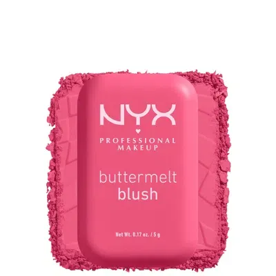 Nyx Professional Makeup Buttermelt Powder Blush Up To 12h Wear, Fade And Transfer Resistant (various Shades) - Getting Butte In Getting Butter