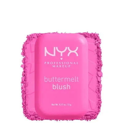 Nyx Professional Makeup Buttermelt Powder Blush Up To 12h Wear, Fade And Transfer Resistant (various Shades) - My Butta Half