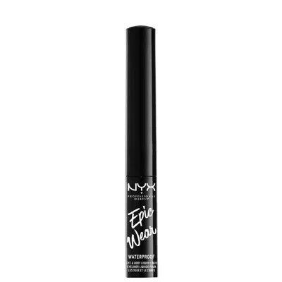 Nyx Professional Makeup Epic Wear Metallic Liquid Liner 3.5ml (various Shades) - Teal Metal In White