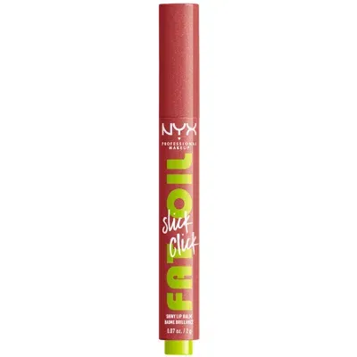 Nyx Professional Makeup Fat Oil Slick Click Lip Balm 2ml (various Shades) - In A Mood In White