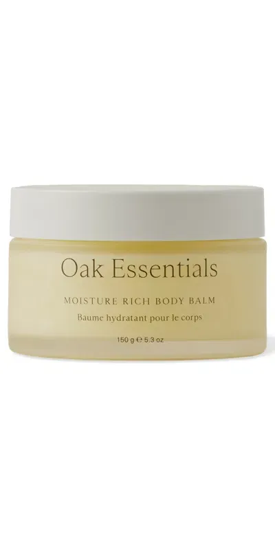 Oak Essentials Moisture Rich Body Balm No Color In White