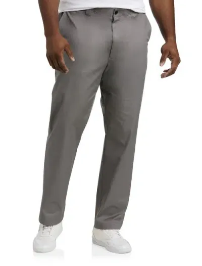 Oak Hill By Dxl Straight-fit Tech Pants In Gargoyle Grey