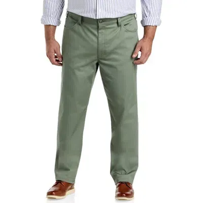 Oak Hill Premium By Dxl Oak Hill Straight-fit Tech Pants In Laurel Wreath