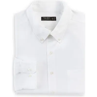 Oak Hill Premium By Dxl Pinpoint Dress Shirt In White