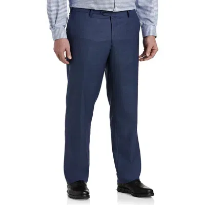 Oak Hill Premium By Dxl Sharkskin Suit Pants In Navy