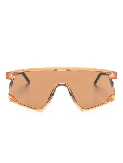 Oakley Bxtr Metal Navigator-frame Sunglasses In Orange