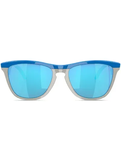 Oakley Frogskins Hybrid Square-frame Sunglasses In Blau