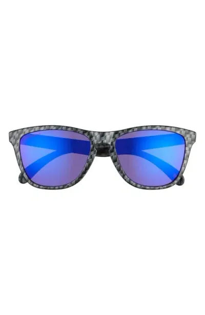 Oakley Frogskins™ Origins 55mm Mirrored Square Sunglasses In Carbon Fiber/prizm Road